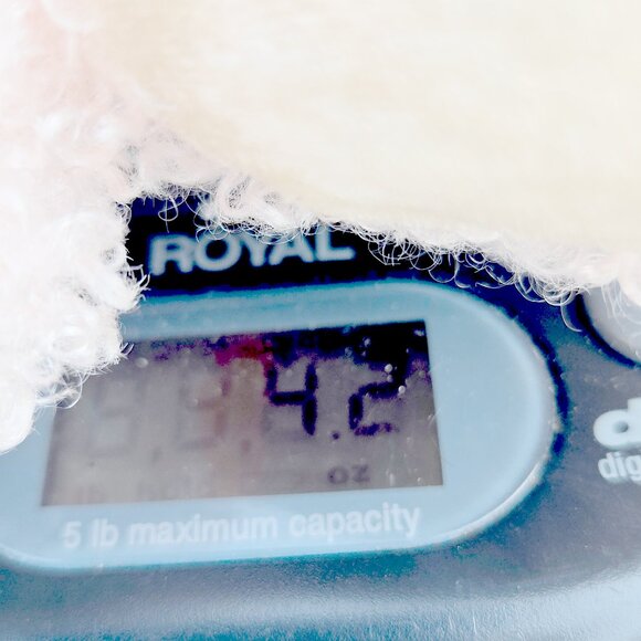 Sold -Plush Soft Pink Dusty Rose Mouse by Proud Toy Sweet Xtra Soft Shaggy Curly - Picture 12 of 12